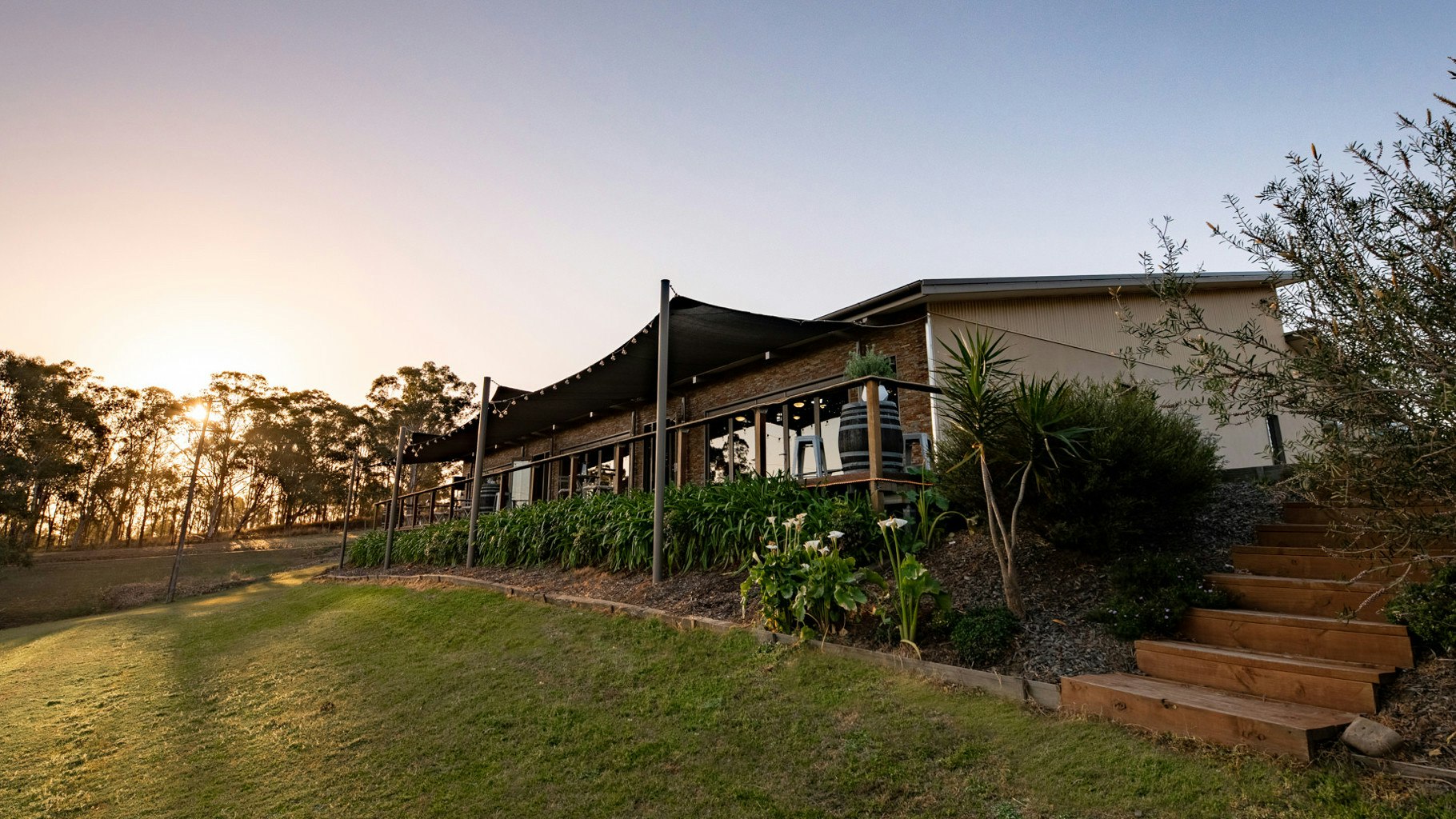 Outside view of the Lovedale Wedding Reception Centre.